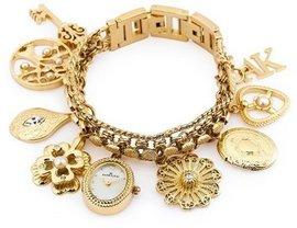 ANNE KLEIN Gold Multi Charms Bracelet - Pret | Preturi ANNE KLEIN Gold Multi Charms Bracelet