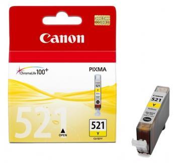 Cartus galben pentru IP3600/4600, 9 ml, CLI-521Y, blister securizat, Canon - Pret | Preturi Cartus galben pentru IP3600/4600, 9 ml, CLI-521Y, blister securizat, Canon