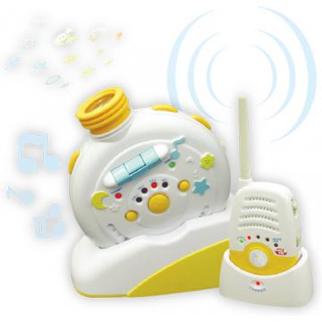 Interfon Baby Phone cu Proiector R0909 - Primii Pasi - Pret | Preturi Interfon Baby Phone cu Proiector R0909 - Primii Pasi