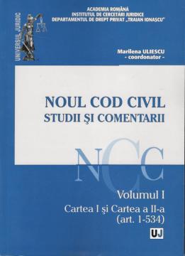 Noul Cod Civil. Studii si comentarii - Pret | Preturi Noul Cod Civil. Studii si comentarii