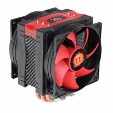 Thermaltake Frio Advanced, 5 heatpipe-uri de 6mm, 2x 130mm push-pull fans (800-2000 RPM, 88.77 CFM, - Pret | Preturi Thermaltake Frio Advanced, 5 heatpipe-uri de 6mm, 2x 130mm push-pull fans (800-2000 RPM, 88.77 CFM,