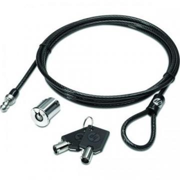 HP Keyed Cable Lock for Business Laptops and Desktops - compatible with all computer equipment with an industry standard lock slot. - Pret | Preturi HP Keyed Cable Lock for Business Laptops and Desktops - compatible with all computer equipment with an industry standard lock slot.