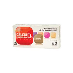 Calciu D3 Cacao *20cpr - Pret | Preturi Calciu D3 Cacao *20cpr