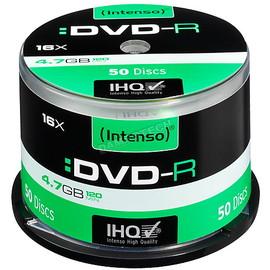 DVD-R 4.7 GB Intenso 50 bucati Cake box - Pret | Preturi DVD-R 4.7 GB Intenso 50 bucati Cake box