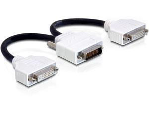 Cablu spliter DMS-59 la 2 x DVI, Delock 65281 - Pret | Preturi Cablu spliter DMS-59 la 2 x DVI, Delock 65281