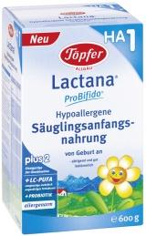 Topfer Lapte Praf Lactana HA 1 *600 gr - Pret | Preturi Topfer Lapte Praf Lactana HA 1 *600 gr