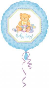 Balon folie metalizata TEDDY BEAR BLUE BABY BOY 45cm - Pret | Preturi Balon folie metalizata TEDDY BEAR BLUE BABY BOY 45cm