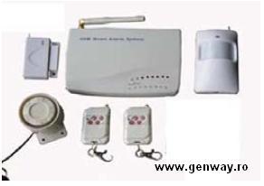Sistem de alarma wireless prin sistem GSM Genway - Pret | Preturi Sistem de alarma wireless prin sistem GSM Genway