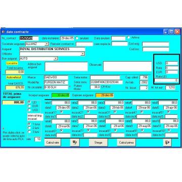 Program, software organizare contracte asigurare - Pret | Preturi Program, software organizare contracte asigurare