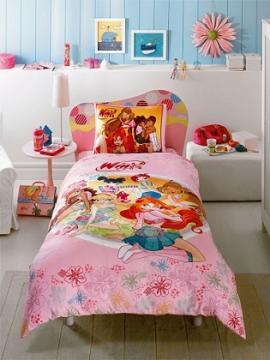 Tac - Lenjerie pat pentru copii Winx Fashion - Pret | Preturi Tac - Lenjerie pat pentru copii Winx Fashion