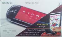 Consola SONY PSP 3004 Black + Hello Kitty + 4 Screen Protectors - Pret | Preturi Consola SONY PSP 3004 Black + Hello Kitty + 4 Screen Protectors
