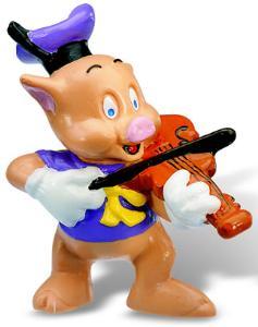 Bullyland - Little Pigs Violonist - Pret | Preturi Bullyland - Little Pigs Violonist