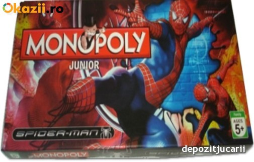 Joc MONOPOLY (spiderman, cars, tom & jerry) - fetite/baieti - Depozit jucarii cod 402 - Pret | Preturi Joc MONOPOLY (spiderman, cars, tom & jerry) - fetite/baieti - Depozit jucarii cod 402