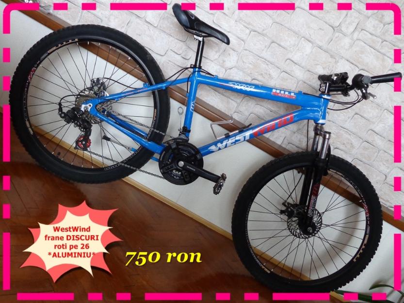 Bicicleta Westwind*aluminiu*Frane Discuri,roti pe 26,Germany! - Pret | Preturi Bicicleta Westwind*aluminiu*Frane Discuri,roti pe 26,Germany!