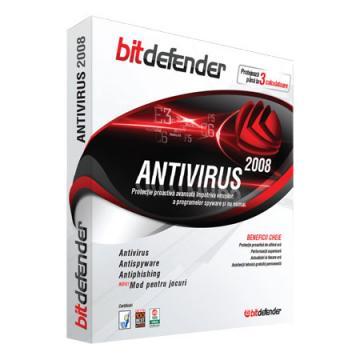 BitDefender Antivirus v2008 RESALES - kit 1 certif. de licenta - Pret | Preturi BitDefender Antivirus v2008 RESALES - kit 1 certif. de licenta