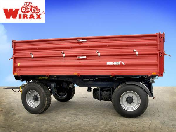 Remorca basculabila Metal Fach T711-1 dupa tractor de 8 tone - Pret | Preturi Remorca basculabila Metal Fach T711-1 dupa tractor de 8 tone