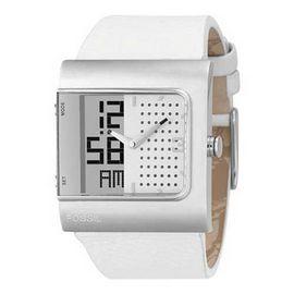 Ceas Fossil Mens Ana-Digi White Leather Watch JR9388 - Pret | Preturi Ceas Fossil Mens Ana-Digi White Leather Watch JR9388