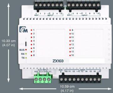 Modul de extensie Paradox 16 zone ZX16D - Pret | Preturi Modul de extensie Paradox 16 zone ZX16D