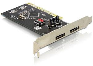 Placa PCI Delock la eSATA RAID, 2 porturi, 70155 - Pret | Preturi Placa PCI Delock la eSATA RAID, 2 porturi, 70155