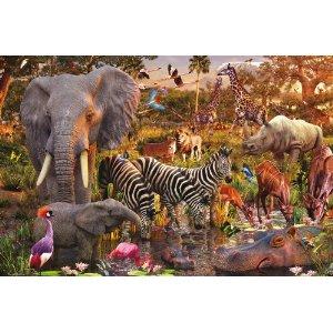 Puzzle Ravensburger 3000 Animale din Africa - Pret | Preturi Puzzle Ravensburger 3000 Animale din Africa