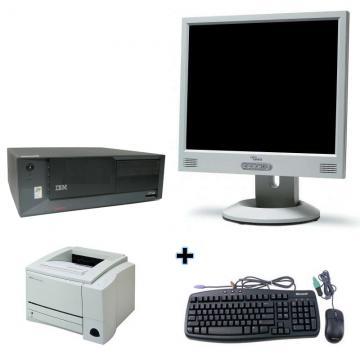 IBM SFF Desktop + LCD 15 + Imprimanta laser A4 - Pret | Preturi IBM SFF Desktop + LCD 15 + Imprimanta laser A4
