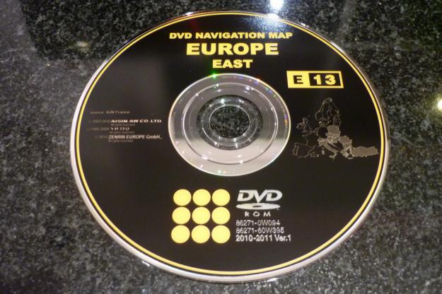 DVD Harti navigatie Toyota 2012 cu Romania Europa Land Cruiser Rav 4 Avensis Prius Corolla - Pret | Preturi DVD Harti navigatie Toyota 2012 cu Romania Europa Land Cruiser Rav 4 Avensis Prius Corolla