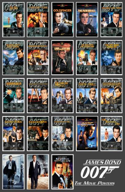 James Bond Collection 1962-2008 - Pret | Preturi James Bond Collection 1962-2008