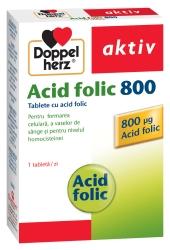 DoppelHerz Aktiv Acid Folic 0,8 mg *30 capsule - Pret | Preturi DoppelHerz Aktiv Acid Folic 0,8 mg *30 capsule