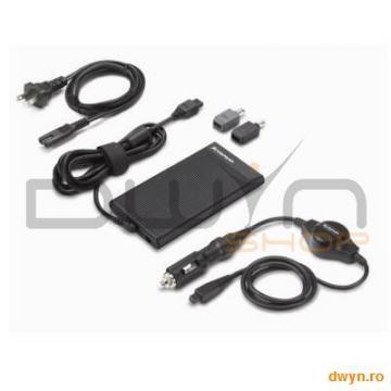 LENOVO Adaptor Notebook 90W Ultraslim AC/DC, Combo Adapter (with dual charging cable), pentru masina - Pret | Preturi LENOVO Adaptor Notebook 90W Ultraslim AC/DC, Combo Adapter (with dual charging cable), pentru masina