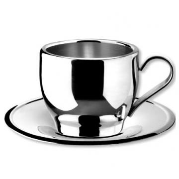Cadou ceasca Isosteel pentru cappuccino - Pret | Preturi Cadou ceasca Isosteel pentru cappuccino