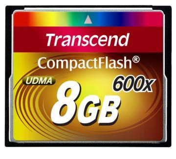 Compact Flash 8GB, 600x, TS8GCF600, Transcend - Pret | Preturi Compact Flash 8GB, 600x, TS8GCF600, Transcend