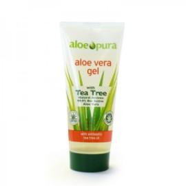 Gel Aloe Vera cu ulei din arbore de ceai Bio - Pret | Preturi Gel Aloe Vera cu ulei din arbore de ceai Bio