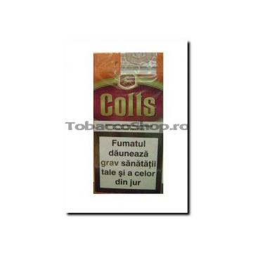 Pachet cu 10 tigari de foi Colts Filter Cigars Whisky - Pret | Preturi Pachet cu 10 tigari de foi Colts Filter Cigars Whisky