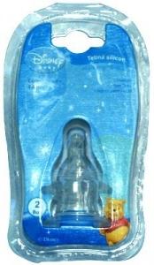 Tetina Primii Pasi Disney silicon, flux mediu, gravate cu albine, 2 buc - Pret | Preturi Tetina Primii Pasi Disney silicon, flux mediu, gravate cu albine, 2 buc