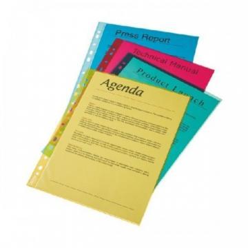Folie protectie color pentru documente, 10folii/set, ESSELTE - galben transparent - Pret | Preturi Folie protectie color pentru documente, 10folii/set, ESSELTE - galben transparent