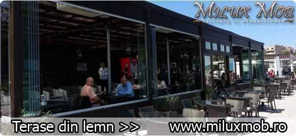 Terase din lemn concept Milux Mob - Pret | Preturi Terase din lemn concept Milux Mob