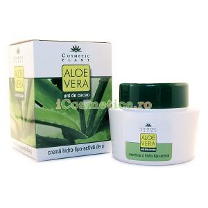 Crema de zi hidro-lipo-activa cu Aloe Vera si unt de cacao - Pret | Preturi Crema de zi hidro-lipo-activa cu Aloe Vera si unt de cacao