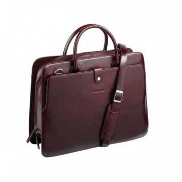 Servieta de dama pentru laptop ENZO ROSSI Venezia - piele burgundy - Pret | Preturi Servieta de dama pentru laptop ENZO ROSSI Venezia - piele burgundy