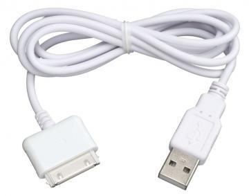 Cablu date USB-pentru Apple iPhone 3G / 3GS/ 4 / iPod / iPad, 1.2m, alb, Bibgen (BB284683) - Pret | Preturi Cablu date USB-pentru Apple iPhone 3G / 3GS/ 4 / iPod / iPad, 1.2m, alb, Bibgen (BB284683)