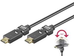 Cablul Delock HDMI 1,5 m, unghi la 180 grade - Pret | Preturi Cablul Delock HDMI 1,5 m, unghi la 180 grade