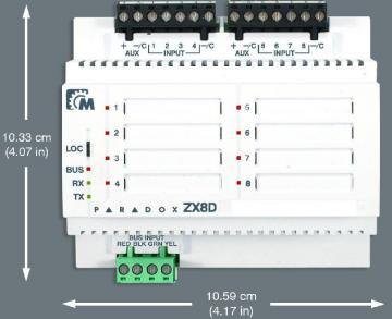 Modul de extensie Paradox 8 zone ZX8D - Pret | Preturi Modul de extensie Paradox 8 zone ZX8D