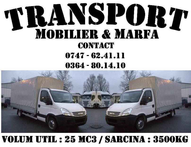 Transport volum mare de mobilier - Pret | Preturi Transport volum mare de mobilier