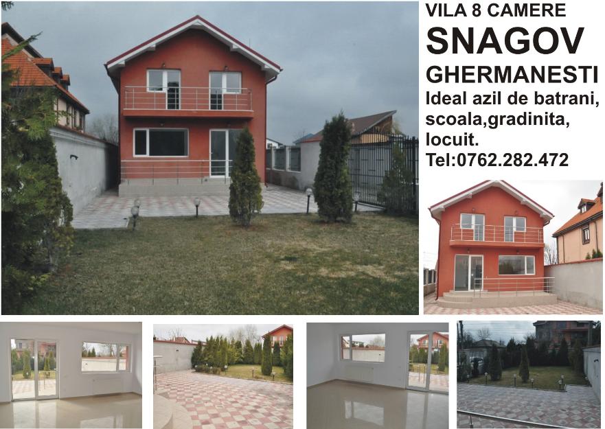 Vand, schimb vila 8 camere Snagov, Ghermanesti - Pret | Preturi Vand, schimb vila 8 camere Snagov, Ghermanesti