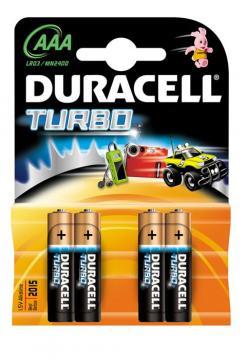 Baterii Duracell Turbo AAA R3, 4 buc/set - Pret | Preturi Baterii Duracell Turbo AAA R3, 4 buc/set