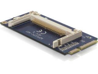 Convertor Mini PCI Express (IDE) la Compact Flash, Delock 91475 - Pret | Preturi Convertor Mini PCI Express (IDE) la Compact Flash, Delock 91475