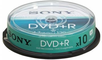 DVD+R 16x Sony 4.7GB, spindle 10 buc., 10DPR120BSP - Pret | Preturi DVD+R 16x Sony 4.7GB, spindle 10 buc., 10DPR120BSP