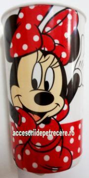 Pahar din melamina 24cl MINNIE MOUSE - Pret | Preturi Pahar din melamina 24cl MINNIE MOUSE