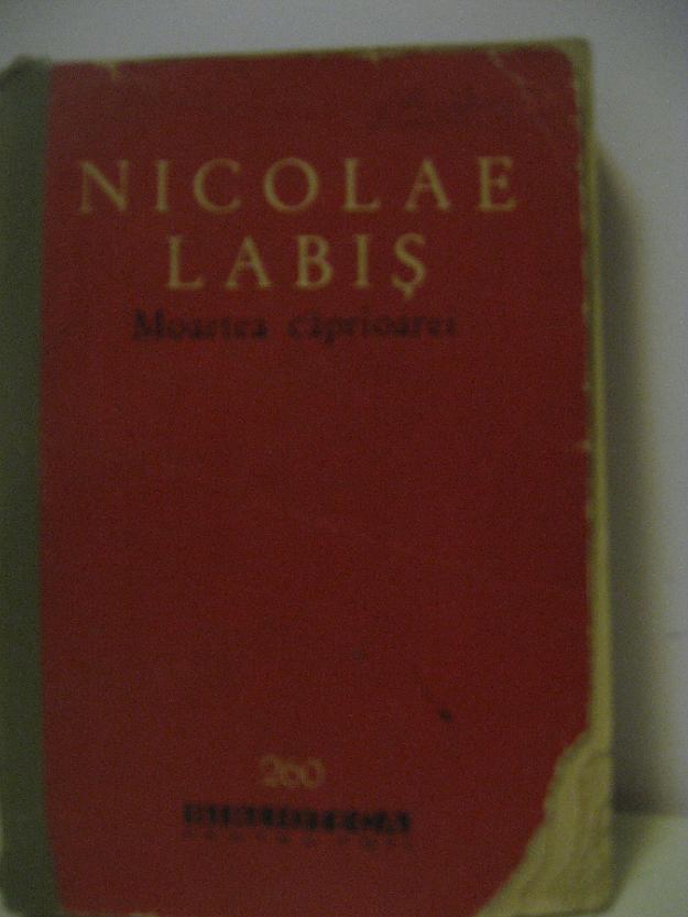 Moartea caprioarei, de Nicolae Labis Editura de Stat pentru Literatura si Arta - Pret | Preturi Moartea caprioarei, de Nicolae Labis Editura de Stat pentru Literatura si Arta