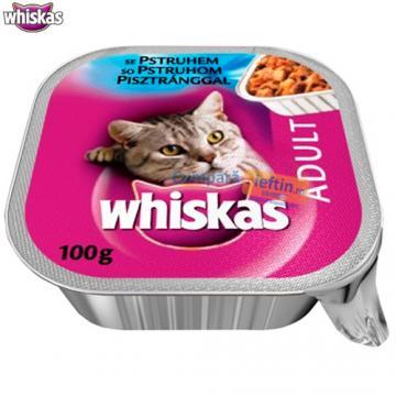 Hrana umeda pentru pisici cu pastrav Whiskas 100 gr - Pret | Preturi Hrana umeda pentru pisici cu pastrav Whiskas 100 gr