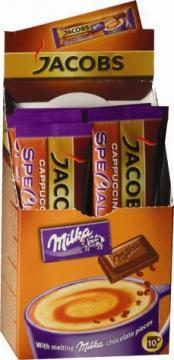 Jacobs Cappucino Milka Specials, 8 plicuri x 18 g - Pret | Preturi Jacobs Cappucino Milka Specials, 8 plicuri x 18 g